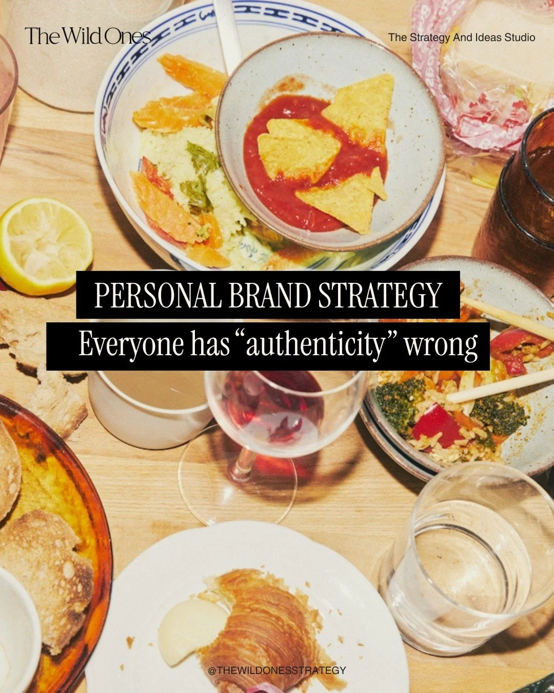 Inside The Wild Society we&rsquo;ve been talking a lot about the pressure to be always on and &ldquo;authentic&rdquo; online.

Business of Fashion are writing about it. Trend reports are tracking a reaction against AI-slop and copy-paste aesthetics.
