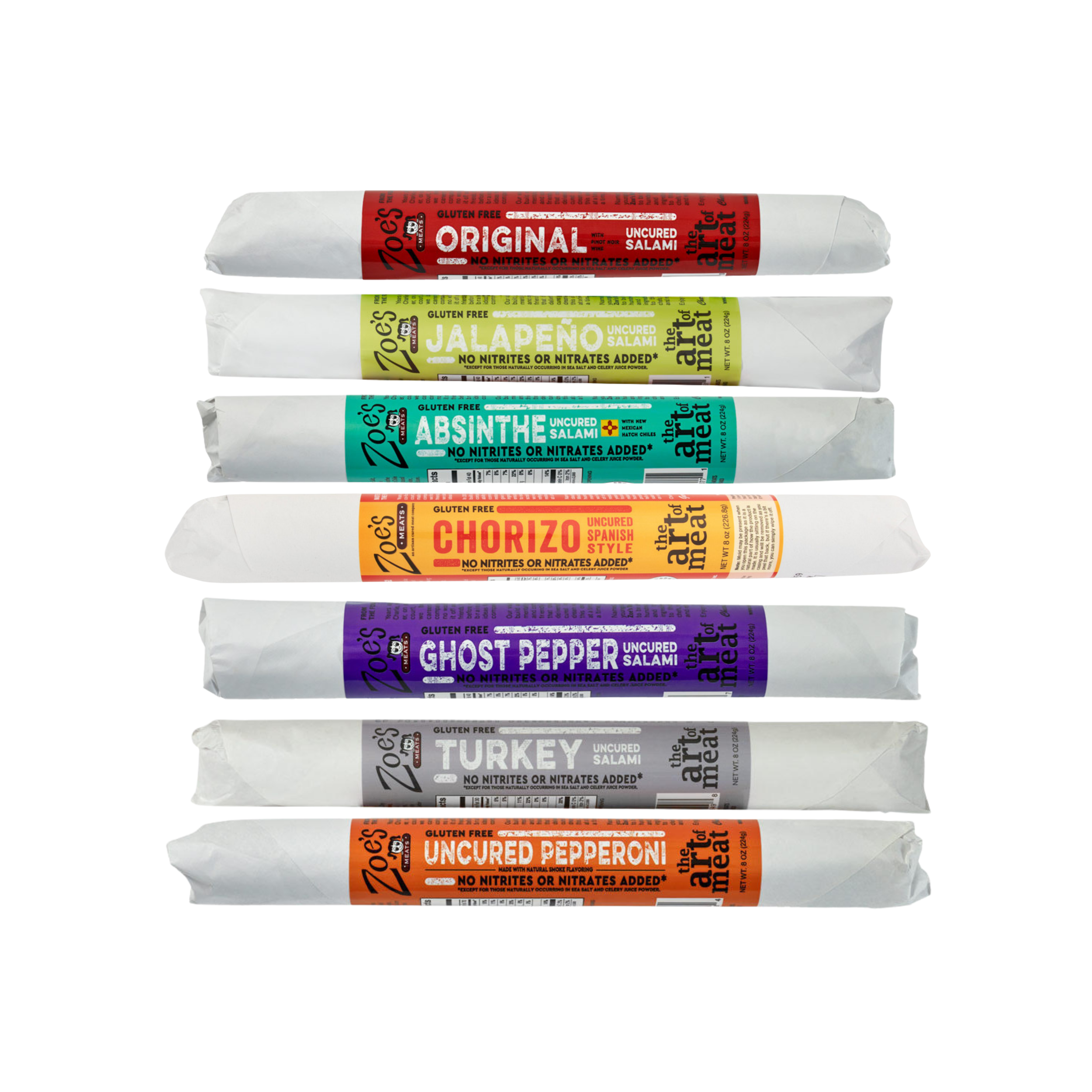 Artisan Uncured Salami 8oz Sampler