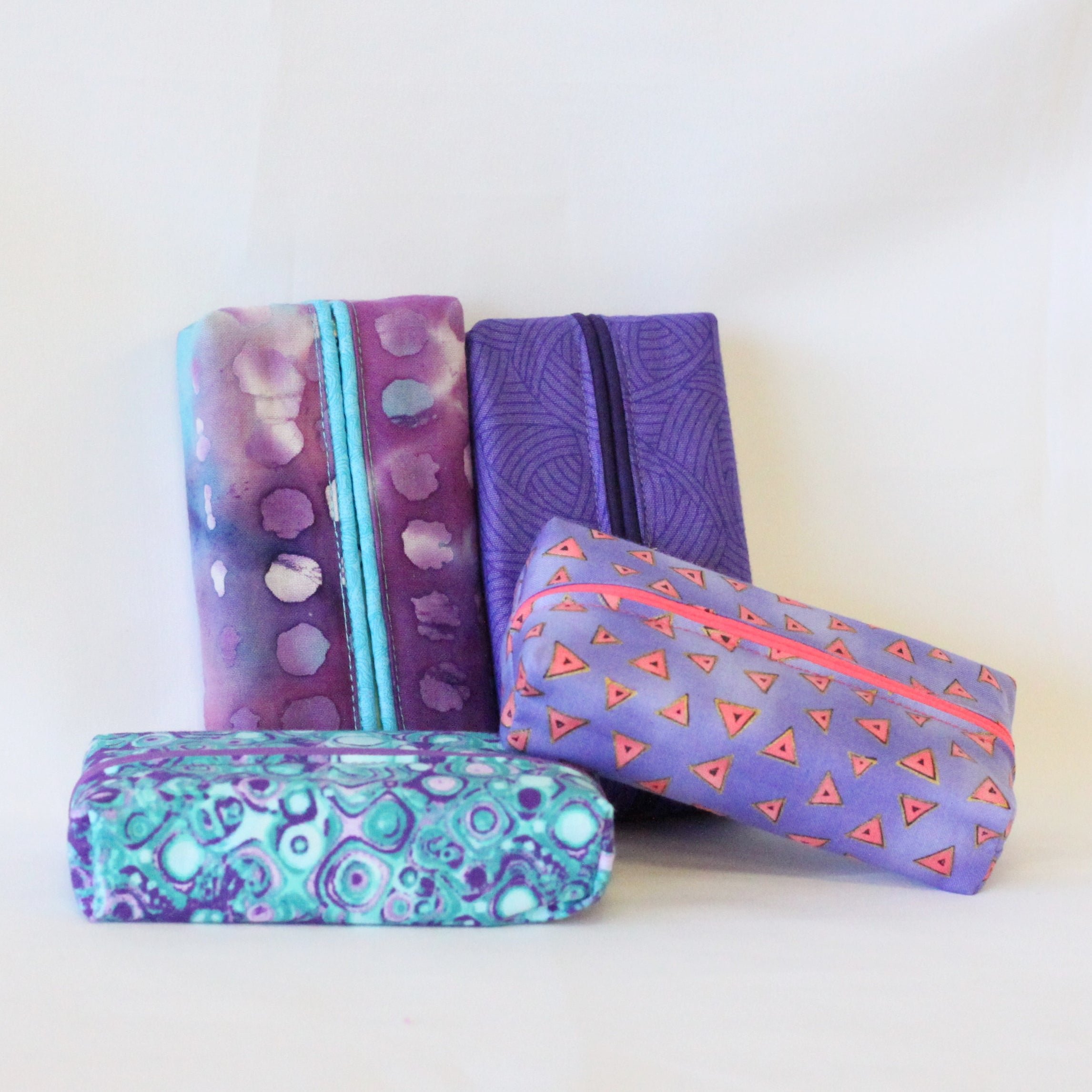 Travel Tissue Covers - Set of 2 - Purples