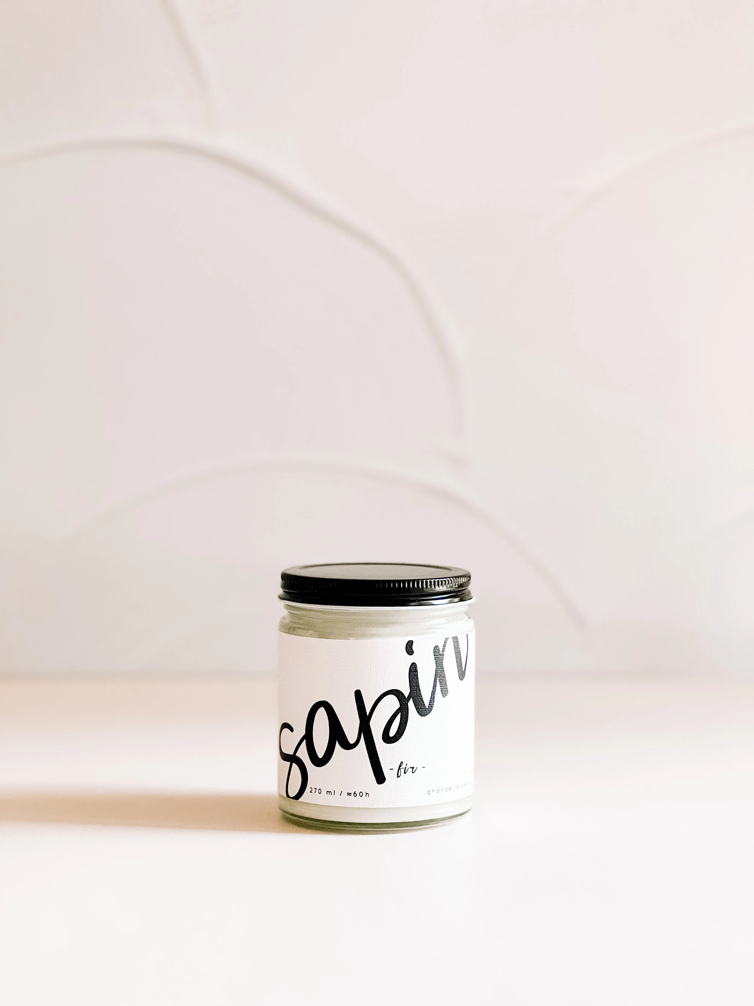 Chandelle de soya – Collection éphémère Sapin