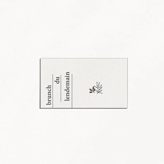 Brunch Minimalist recto