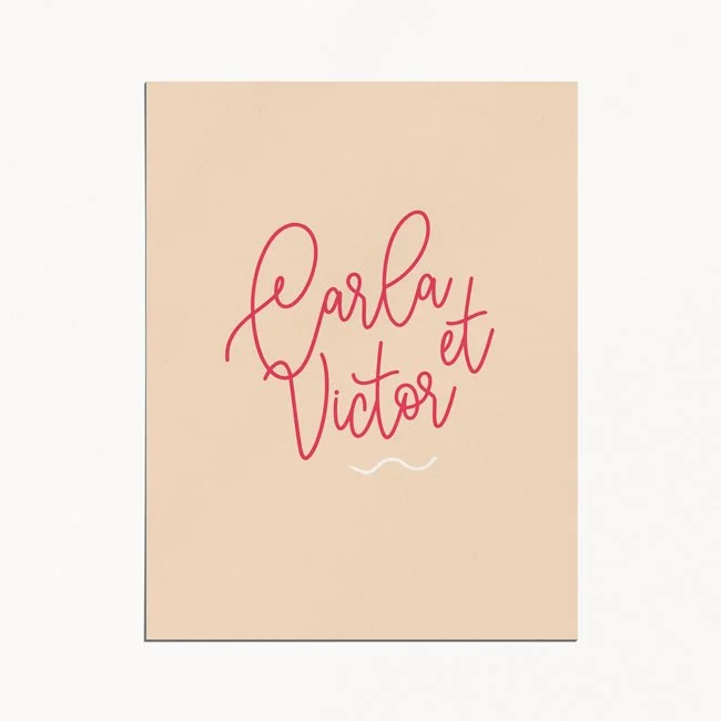 Faire-part Amore recto