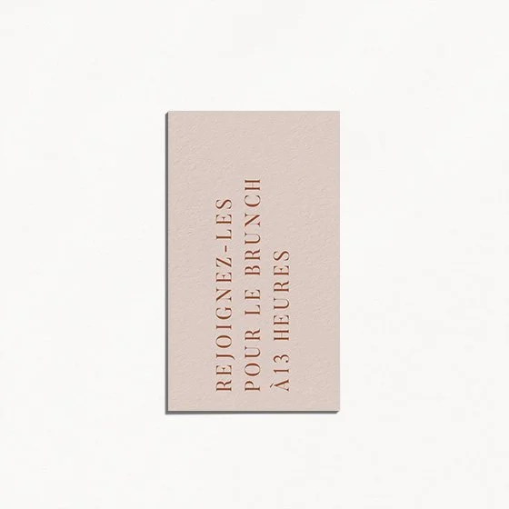 Brunch Terracotta verso