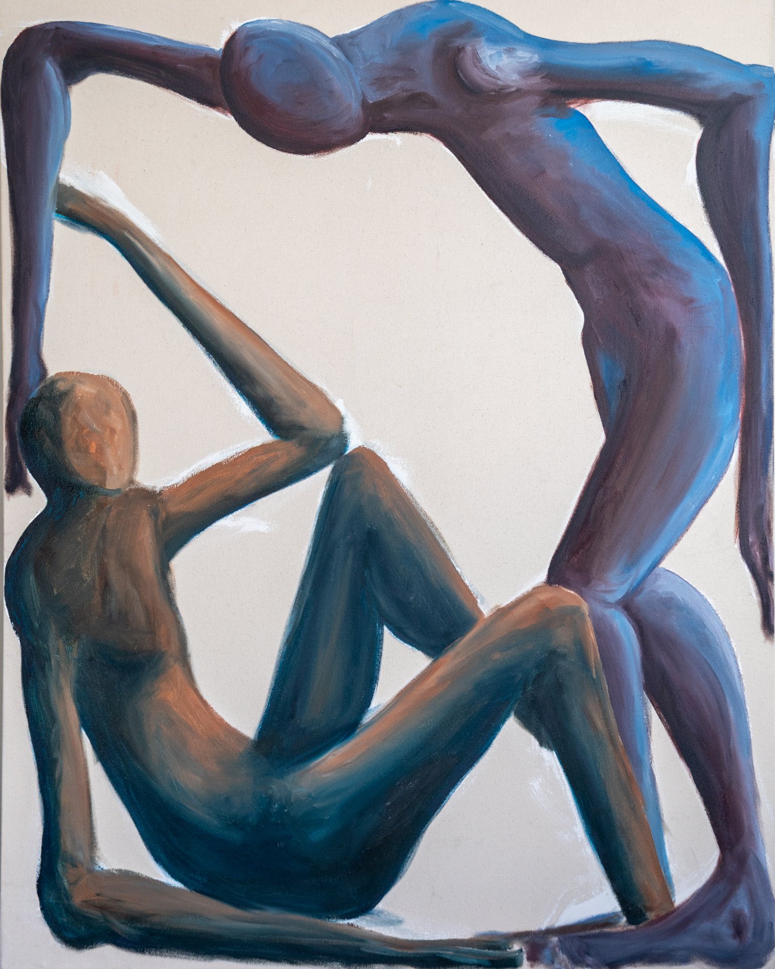 "Figures 2", 2025
Oil on canvas, 28x36in
