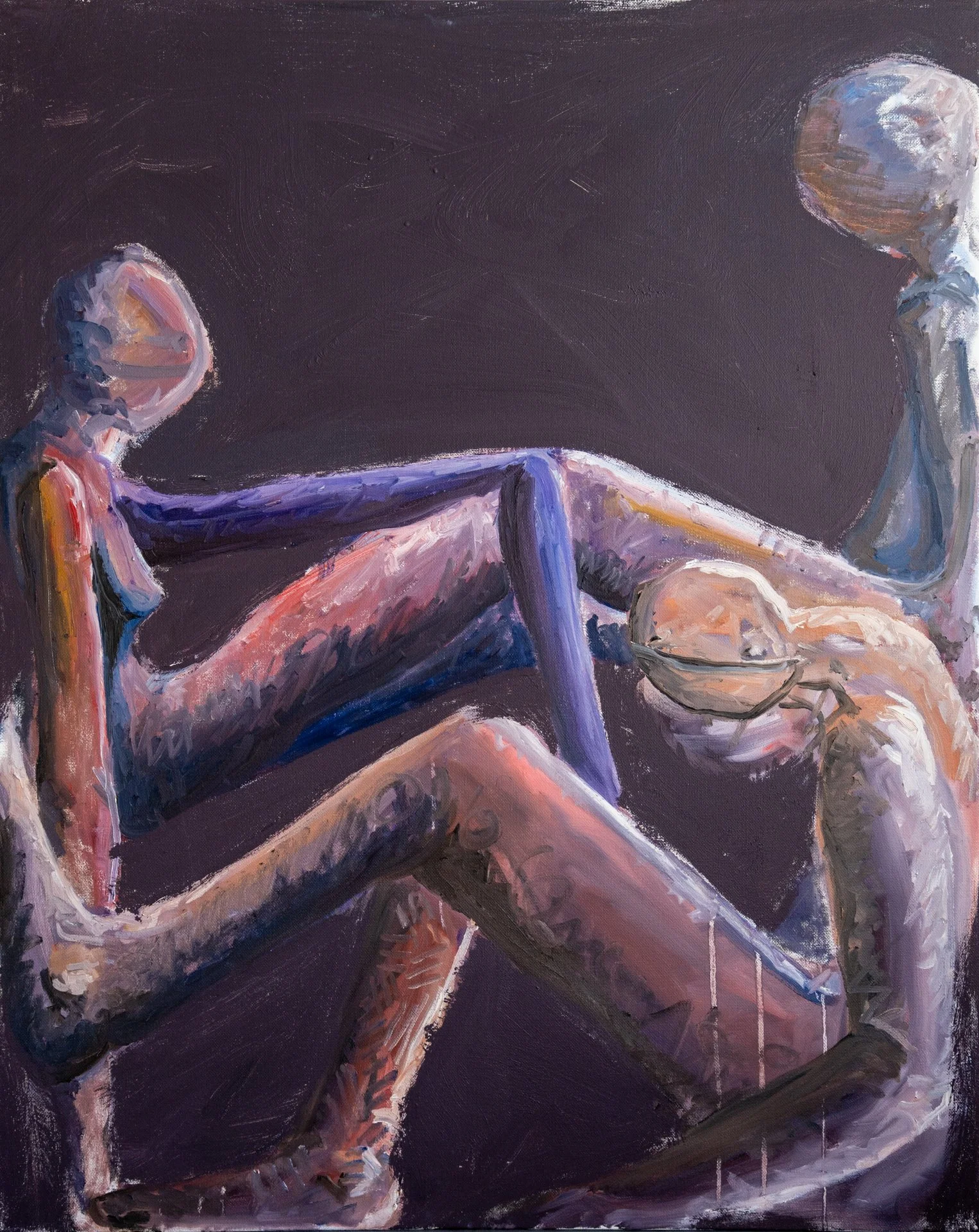 "Figures 1", 2025
Oil on canvas,  24x30in,