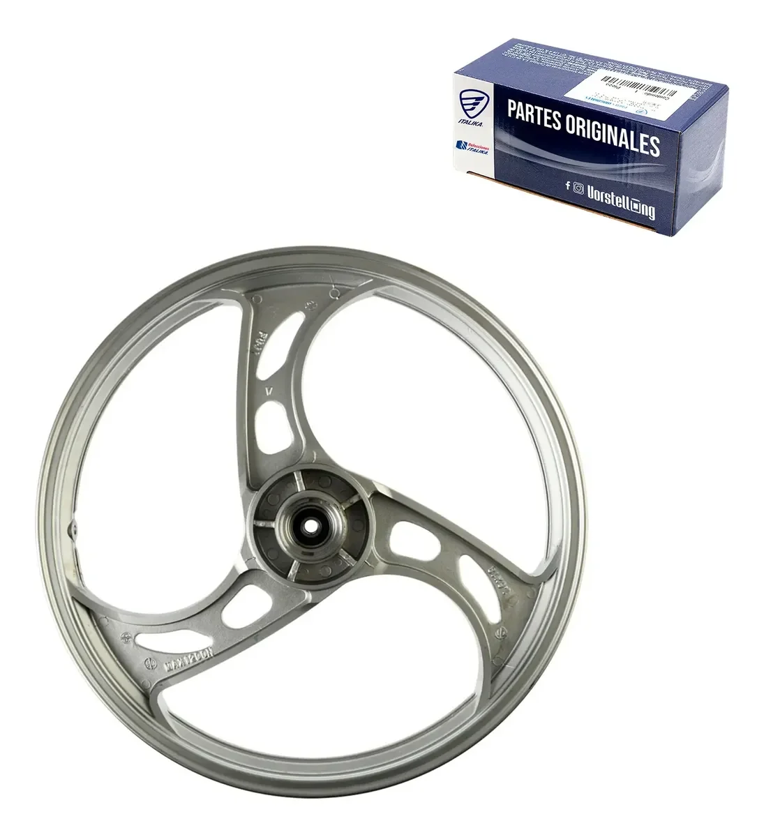 Rin Delantero Gris Plateado Italika Original Ft200 Ts F14030323