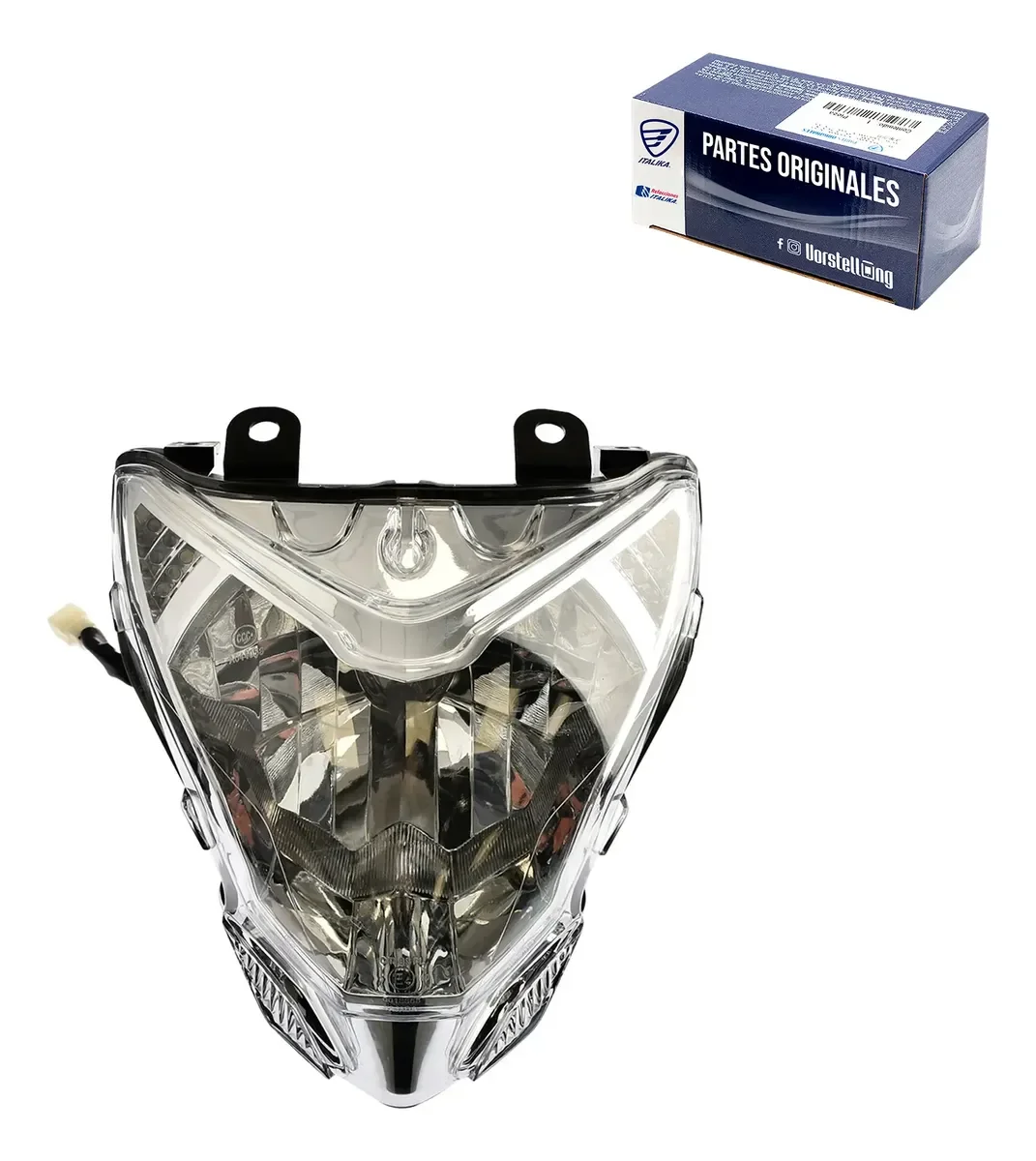 Conjunto De Faro Con Led Italika Original Dt200 Dt250 Sport F09010137