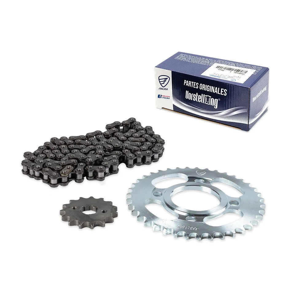 Juego Sprocket Italika Original Ft150-FT180 TS F0203ks11