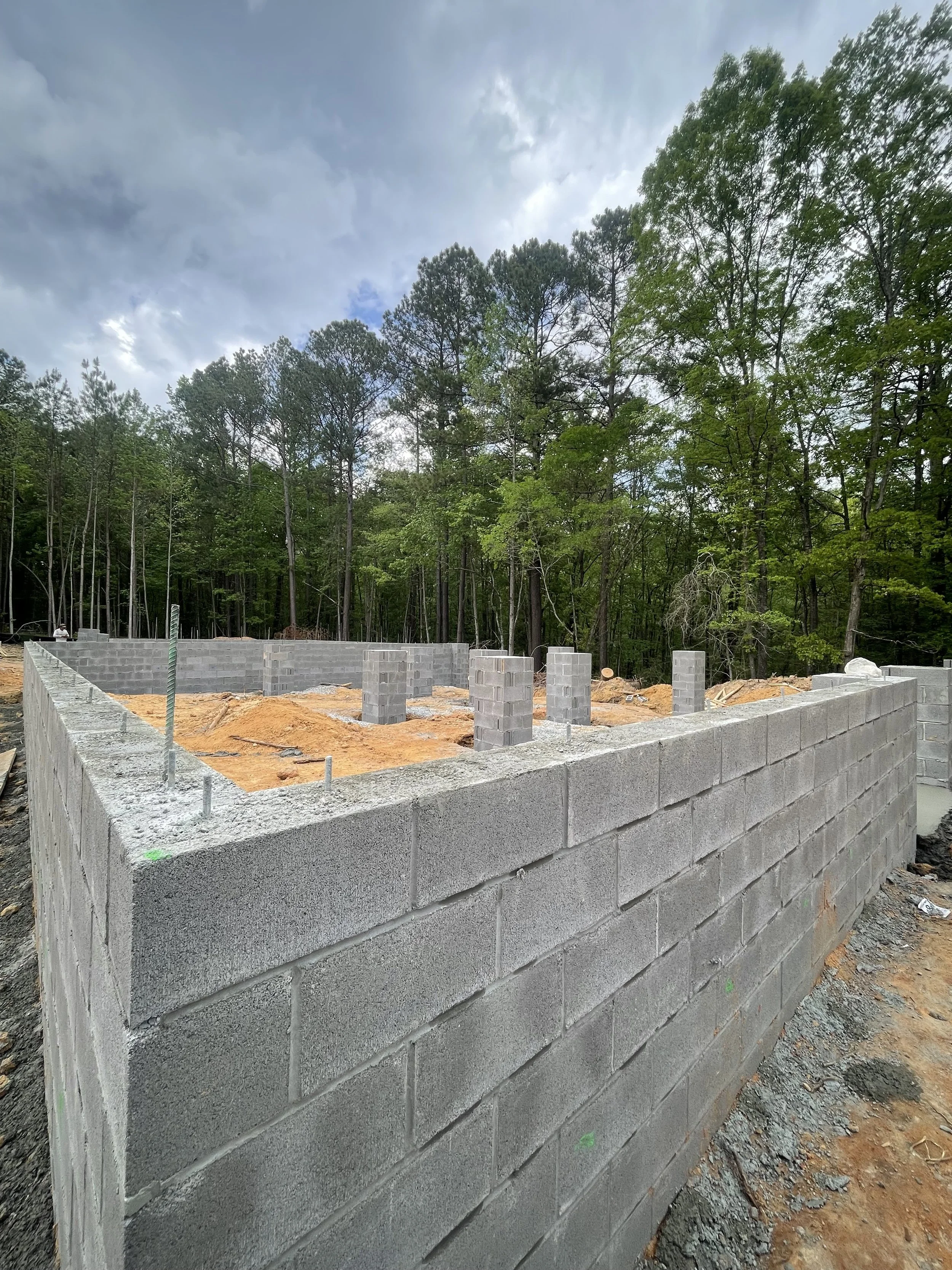 'Block Foundation' New Residential Construction in North Georgia