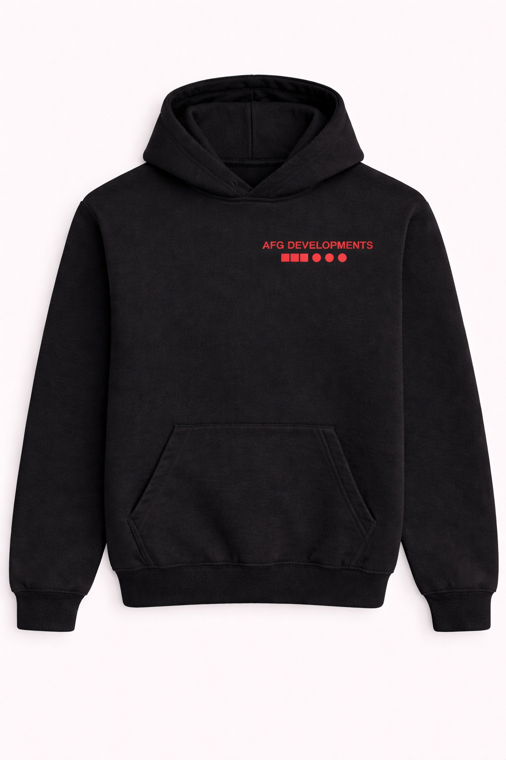 AFG Developments Pullover Hoodie (Black & Grey)