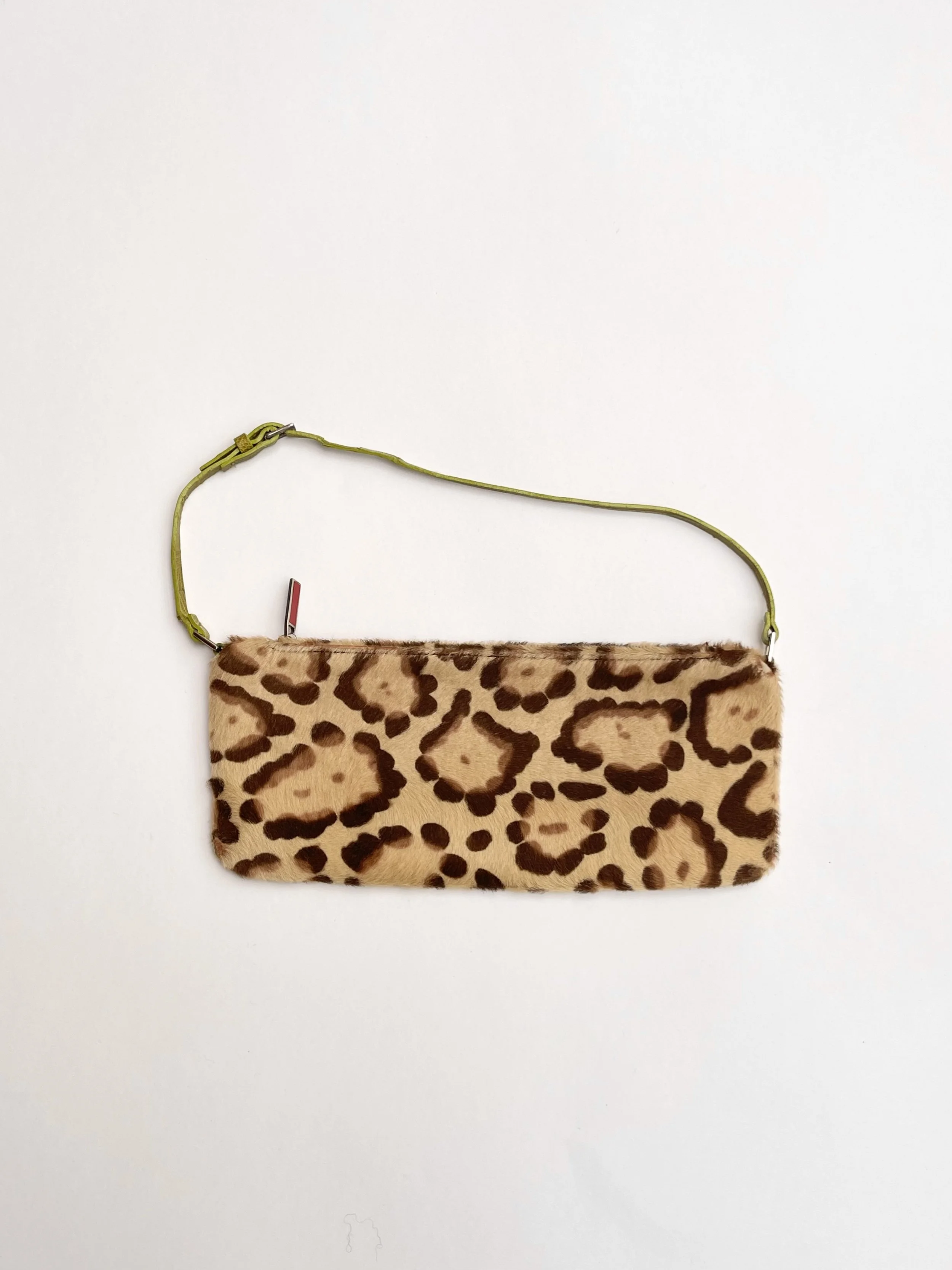 Valentino Garavani Leopard Pony Skin Mini 'Baguette' Bag