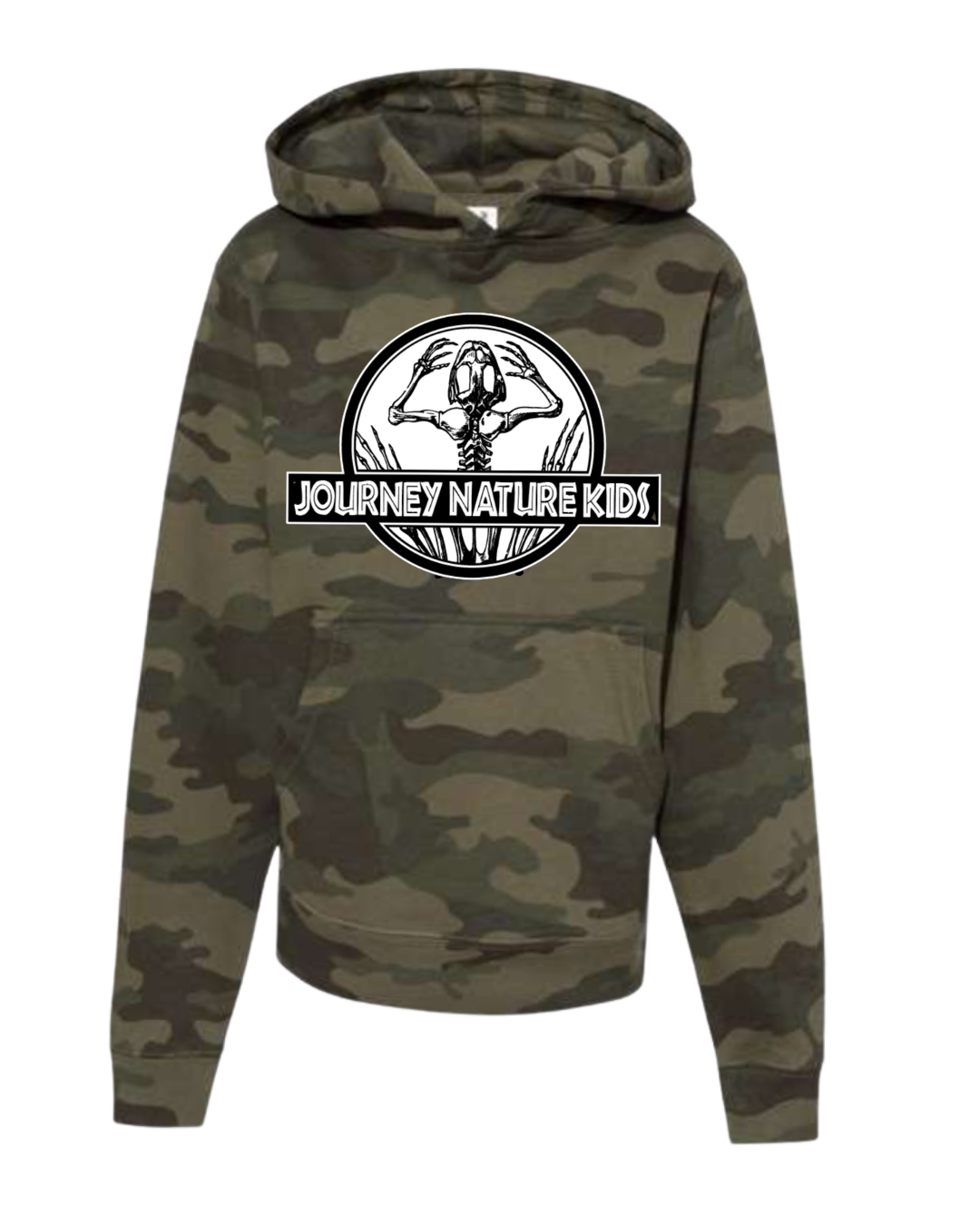 Frog Skeleton Camo Hoodie (Youth)