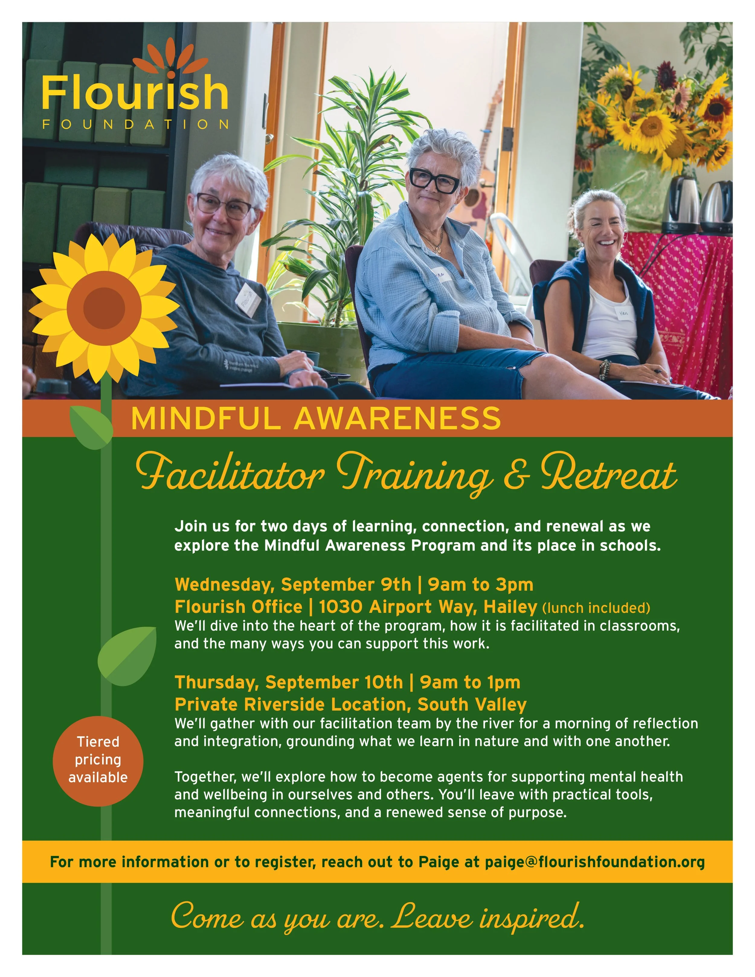 Mindful Awareness Facilitator Training & Retreat