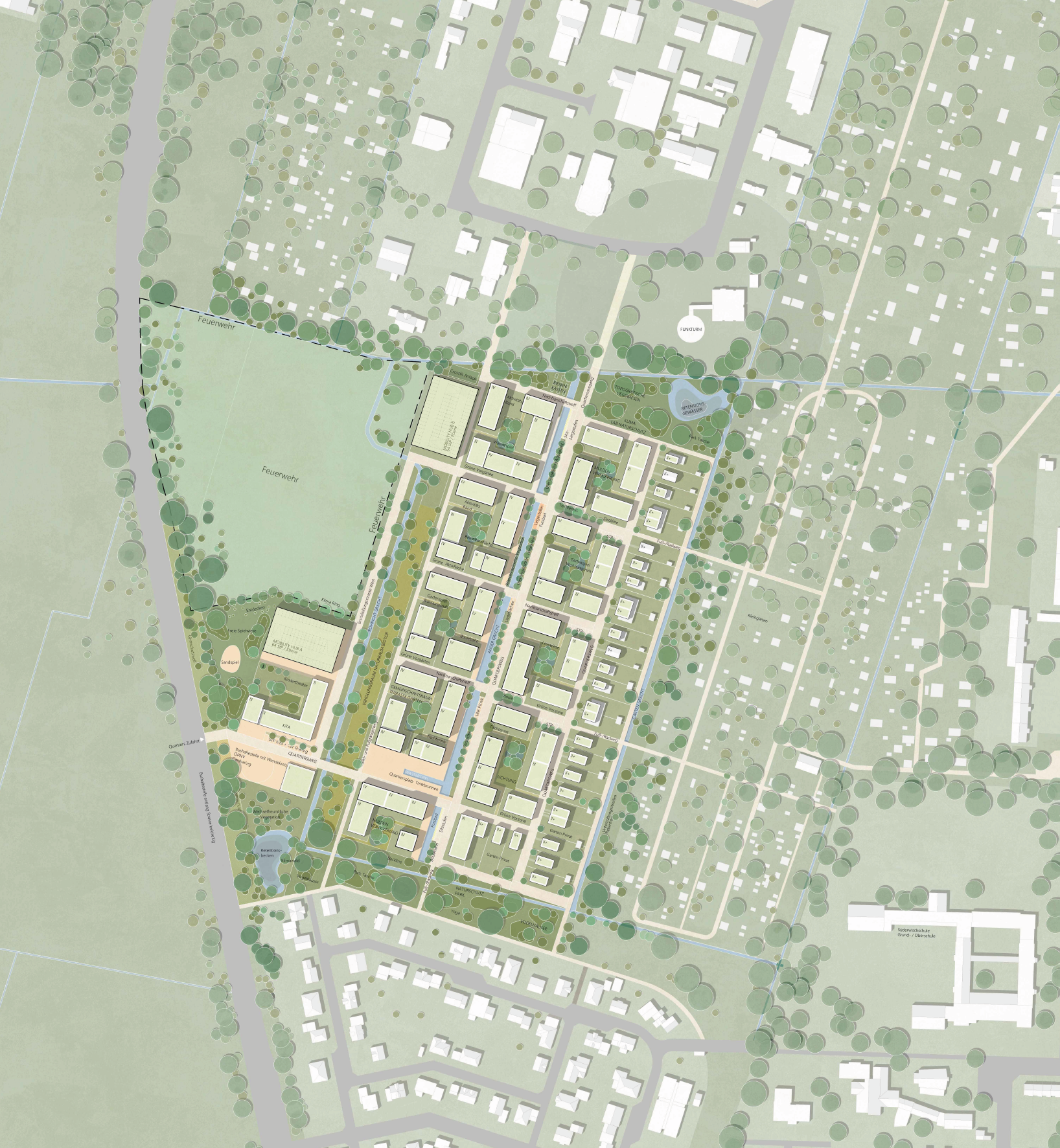 Realisierungswettbewerb Südlich Westerwischstrom -Grachtenquartier
