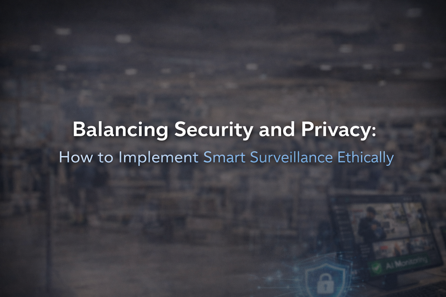 Balancing Security and Privacy: How to Implement Smart Surveillance Ethically