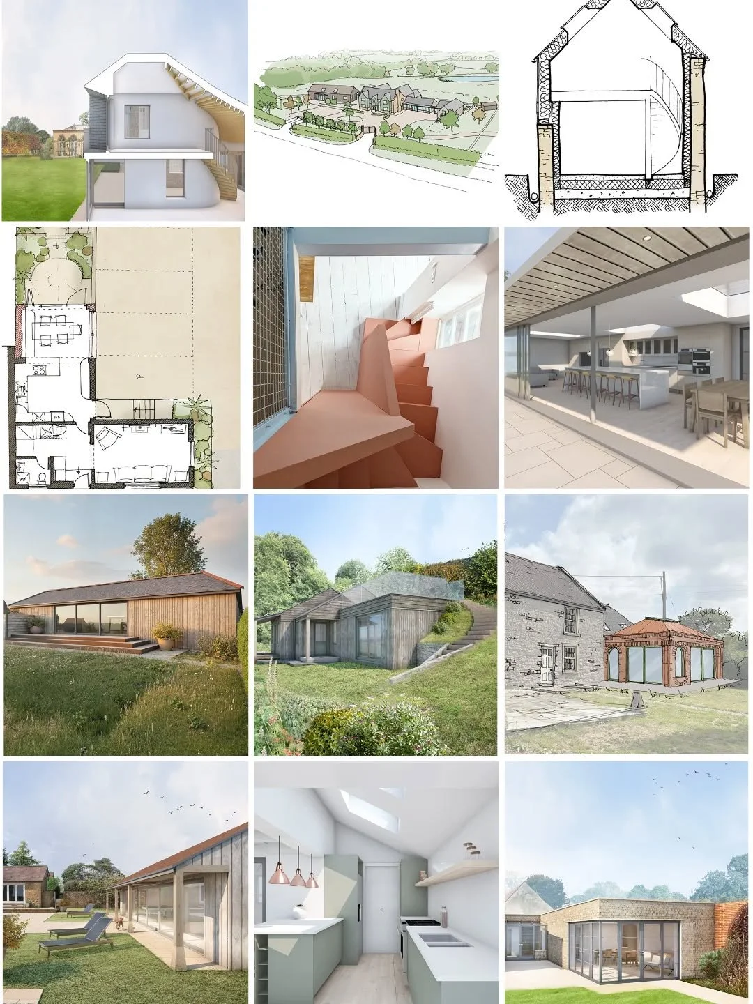 12 images to represent 12 months. 

#architecture #somersetarchitects #design #photoshop #vectorworks