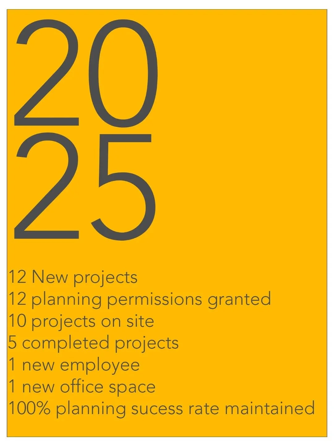 It was a pretty fantastic year here at Studio Scaramanga. We are so grateful to all of our clients and consultants. Bring on 2026! 

#architecture #somersetarchitects #design #yellow