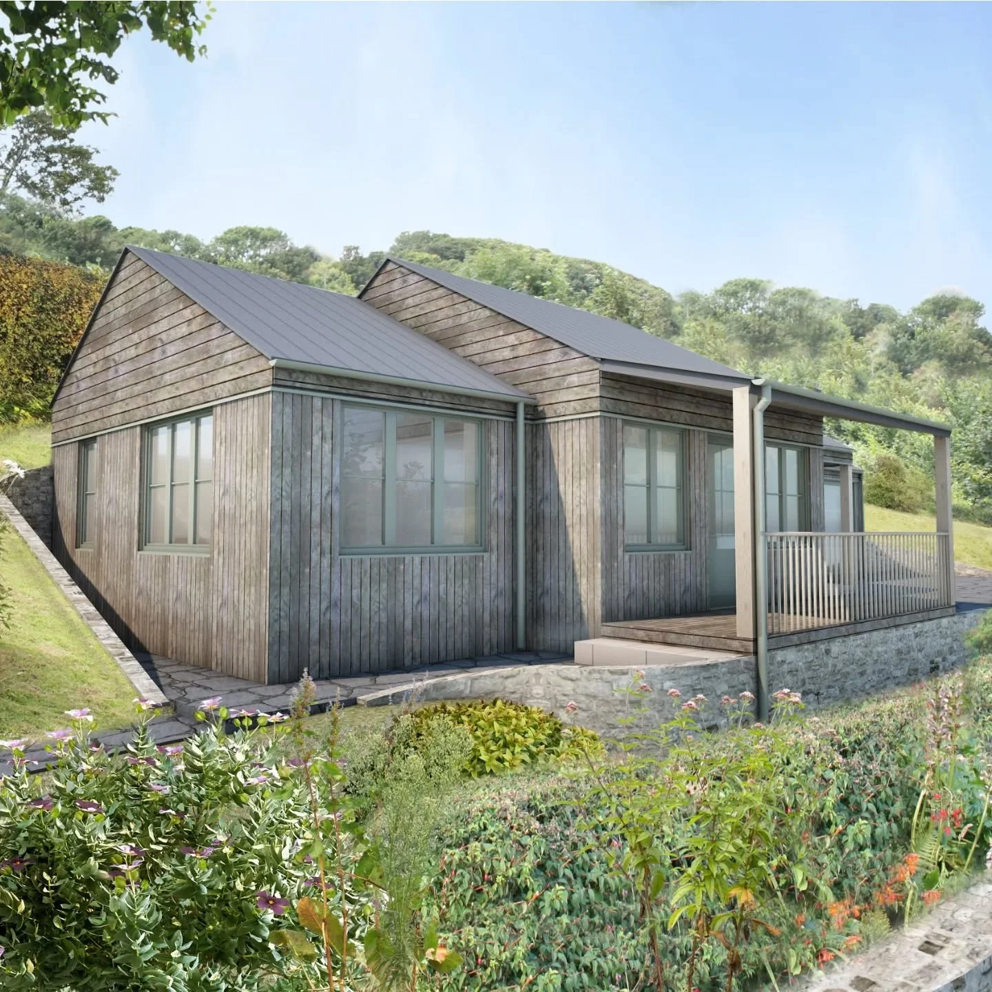 I had so much fun working on this little gem. A pavilion styled holiday cottage in the heart of Devon. The brief was to maintain the quaint cottage look. 

#holidaylet #cottage #devon #coastalliving #architecture #design #timbercladding #studioscaram