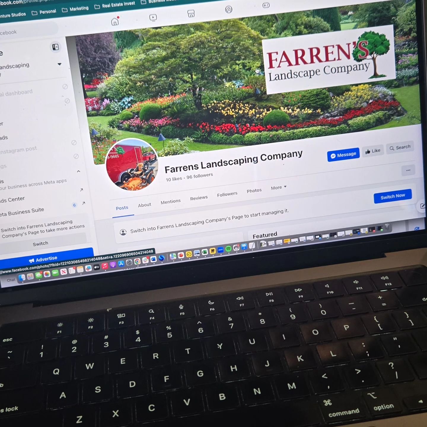The work never stops here at Farrens Landscaping