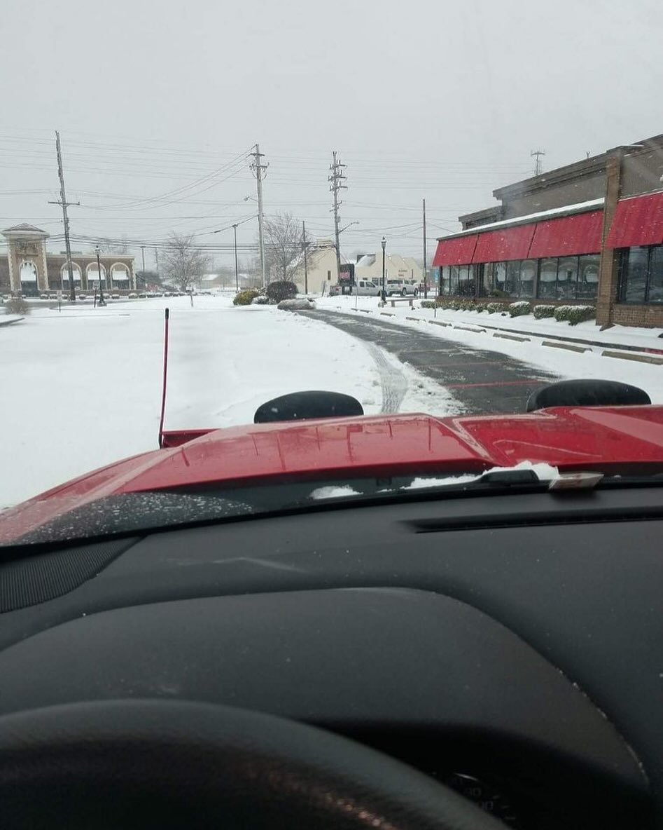 Our snowplow drivers hard at work.