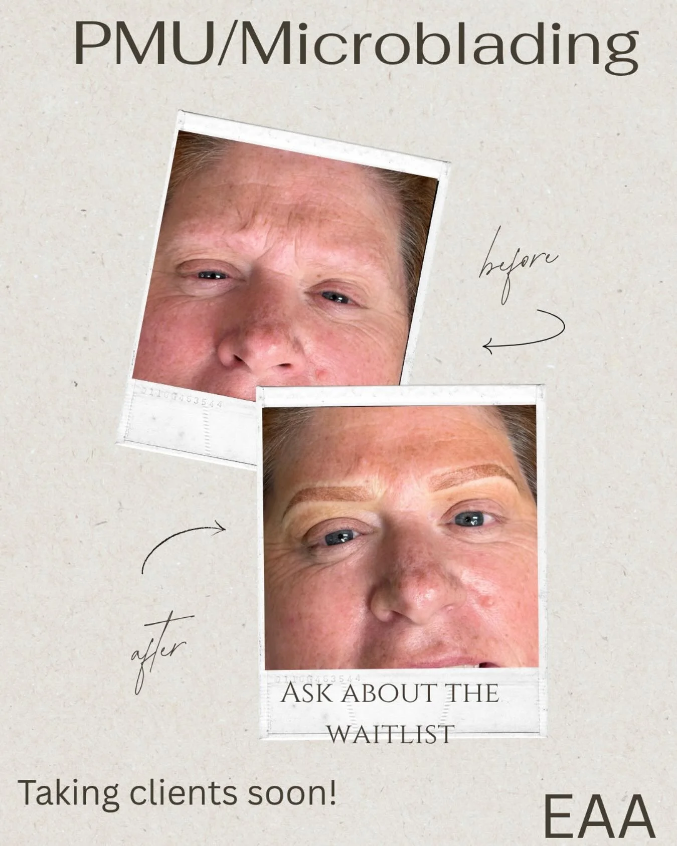 📱 Get added to the waitlist now !
⭐️Destiny will be taking clients soon ⭐️

✨PMU &amp; Microblading✨ 
 -PMU (Permanent Makeup) microblading is a cosmetic tattooing technique that creates the appearance of fuller eyebrows.  It&rsquo;s a specialized h