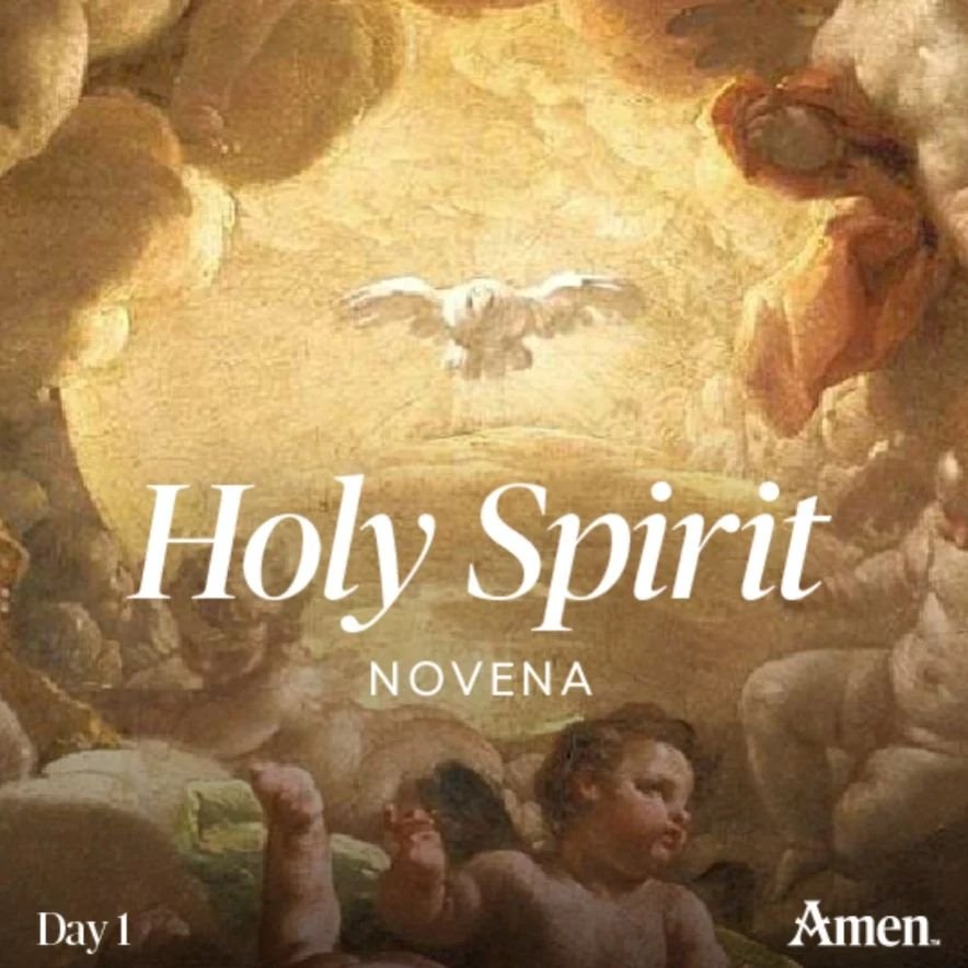 Holy Spirit Novena: Day 1 in preparation for Pentecost.

On the day of Pentecost, the Holy Spirit descended on the apostles, and empowered them with new life to go out and preach the gospel to all nations. Let us unite together to beg for a new torre