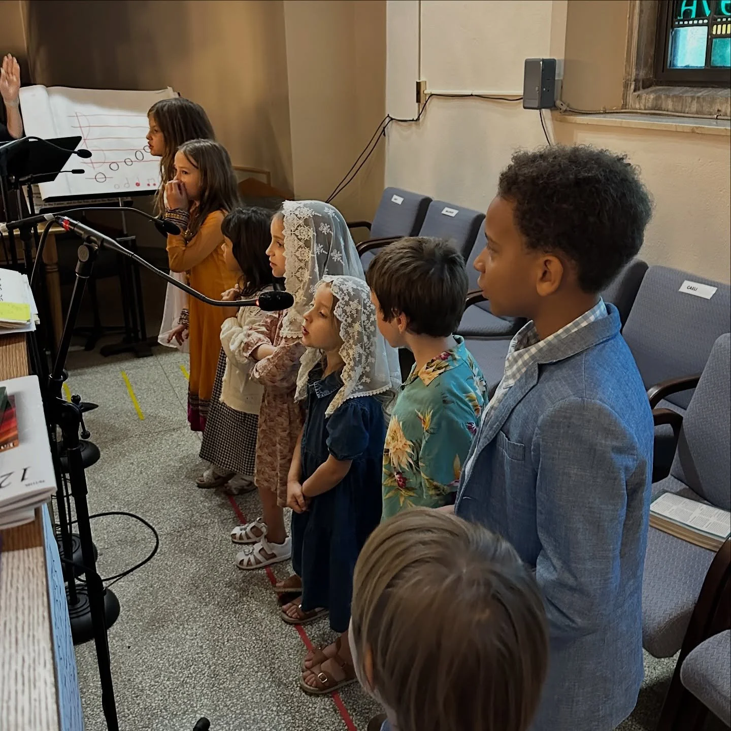 What a beautiful Sunday at ABVM! Our Children&rsquo;s Chorus, the St. Cecilia Singers, did a beautiful job at the 10:30 Mass! Father Gallagher from St. Denis visited us and gave a wonderful homily about surrender and faith. We are also so happy to ha