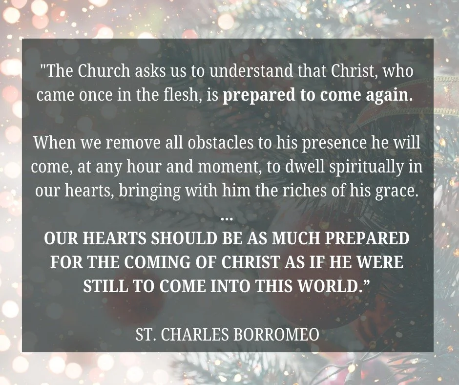 Prepare your heart for the coming of Christ! ABVM's Advent Confessions will be tomorrow, Dec 10, at 7pm!