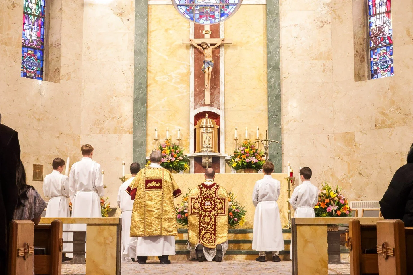 Join us to celebrate Easter Sunday at ABVM! Masses will be at 7:30am and 10:30am. The Easter Vigil Mass on Holy Saturday will take place at St. Denis at 7:00pm