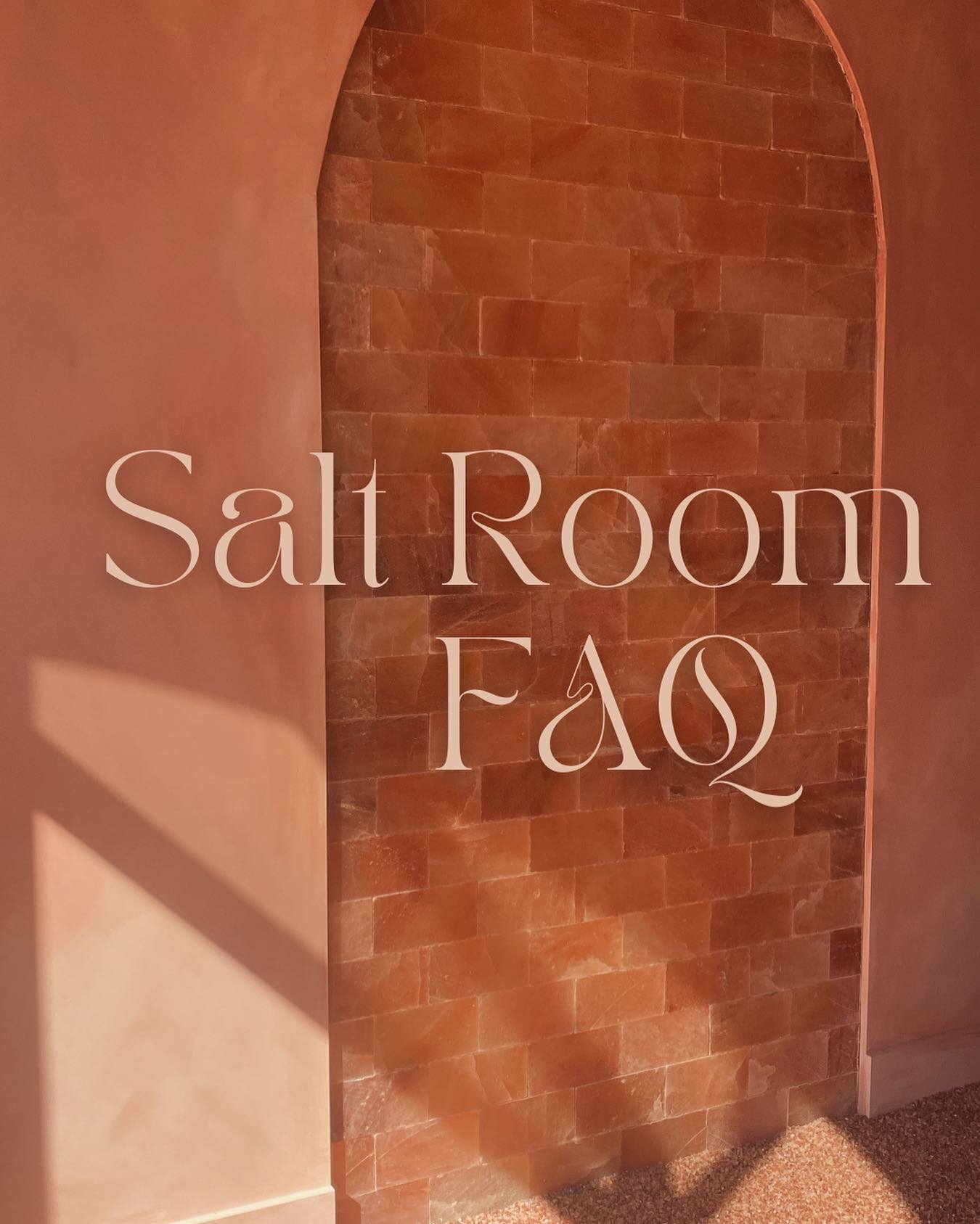 Now that our stunning Salt Room is open, we wanted to share some faqs with you.

Hydration
Hydrate well before and after your session as food and liquids can&rsquo;t come with you into the salt room. 

Booking
We&rsquo;re open by appointment only. Wh