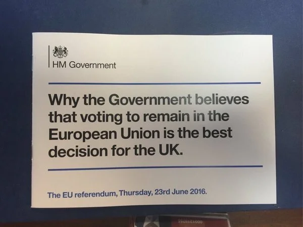 The Government’s Remain Propaganda