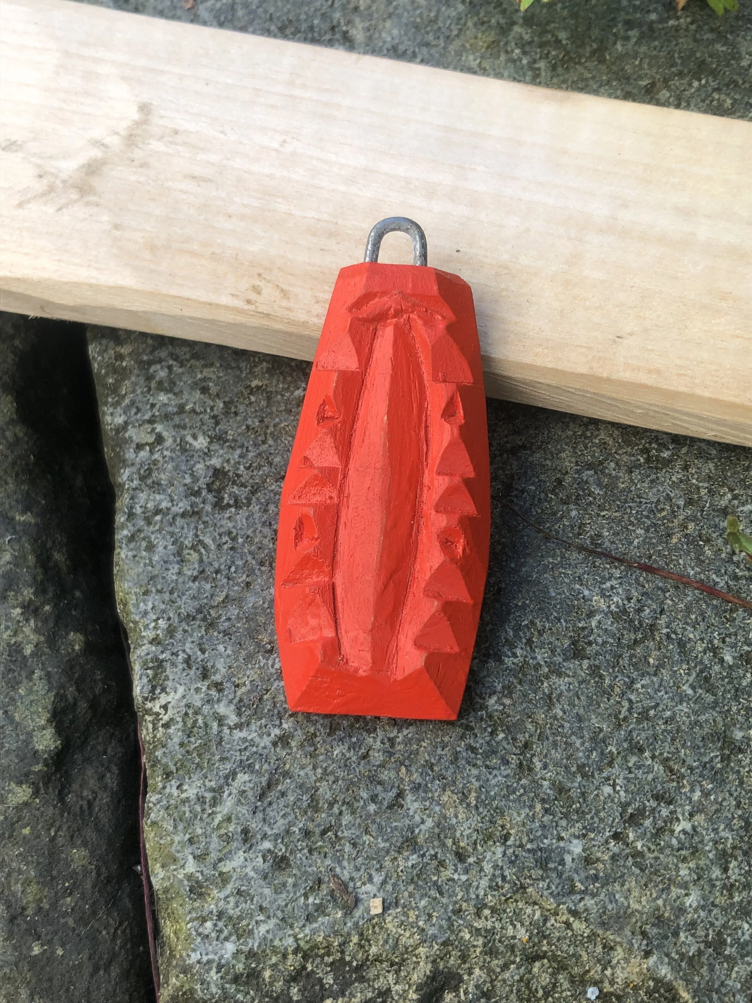 Chip carve a key fob with Paul