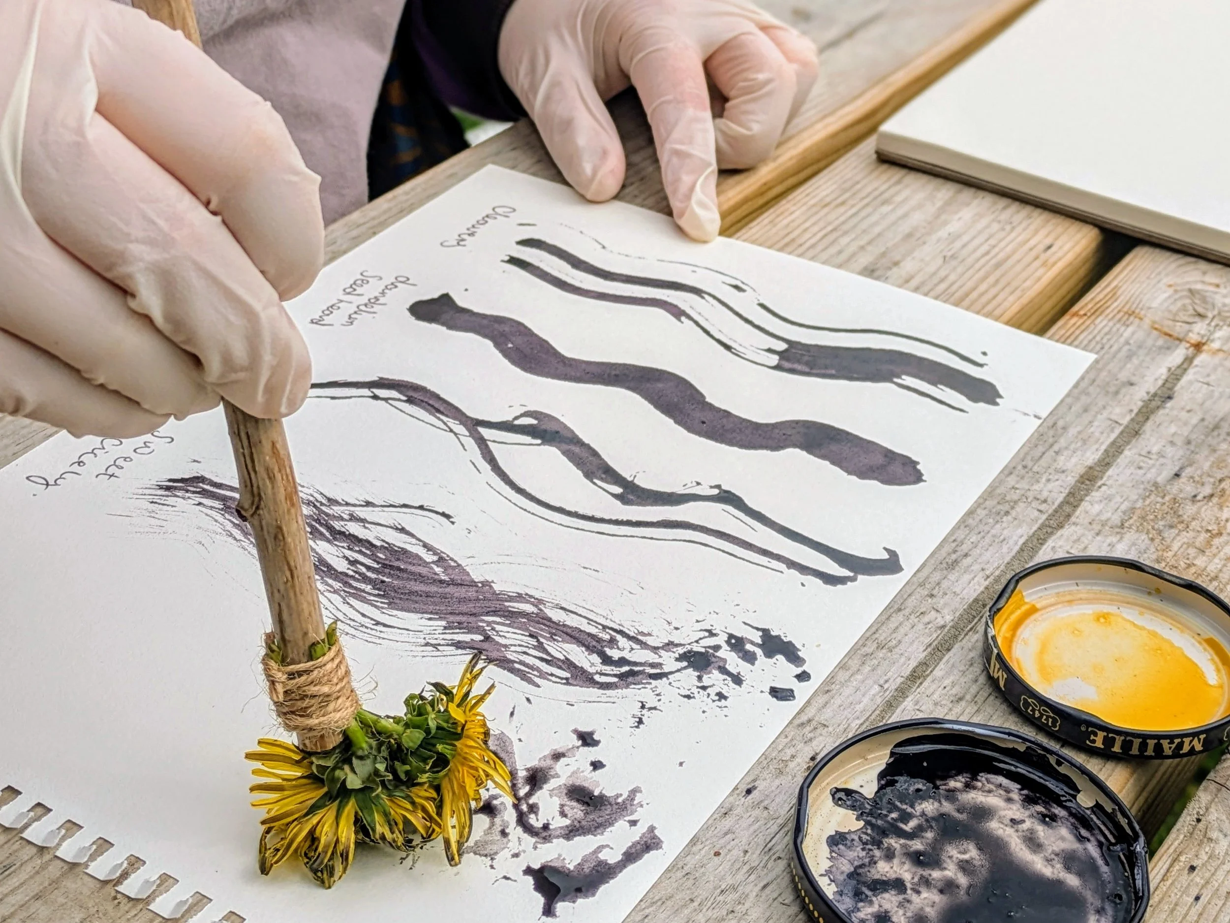 Natural inks with Kirsten