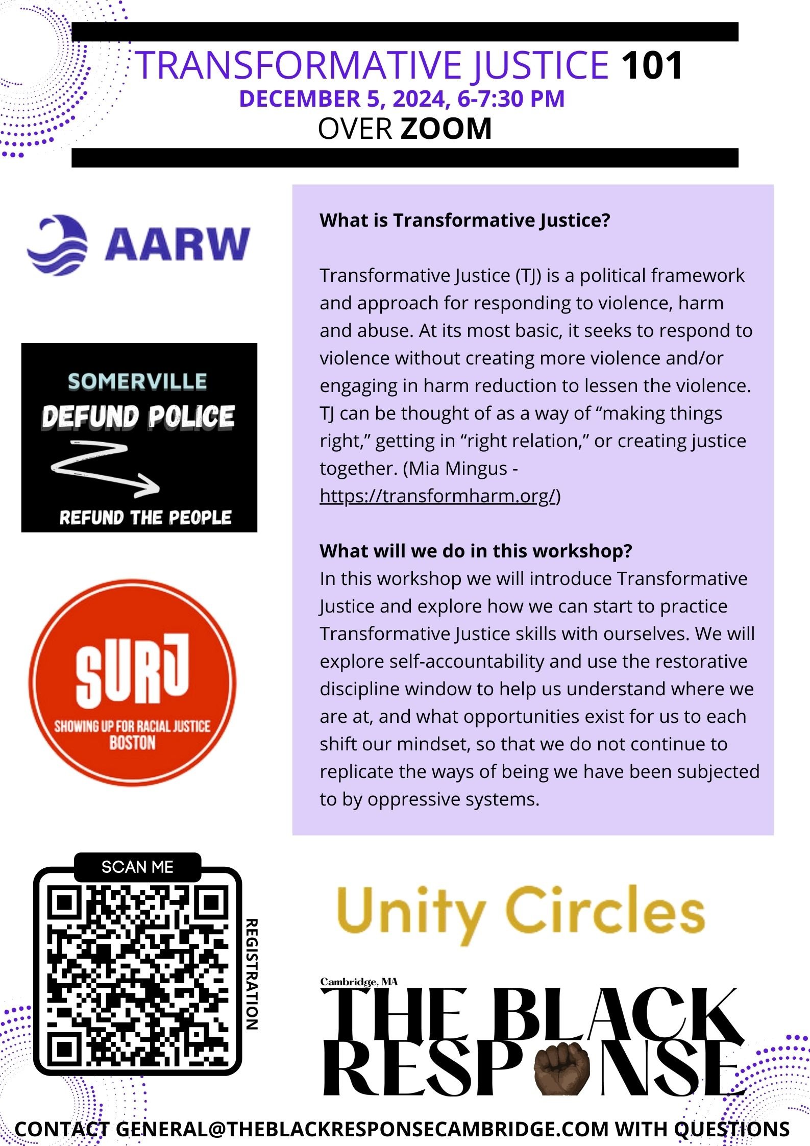 TRANSFORMATIVE JUSTICE 101