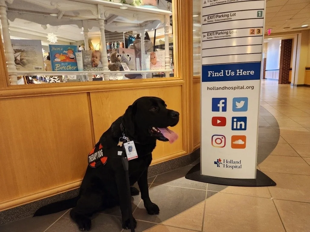 Pet therapy volunteer brings joy to lakeshore patients