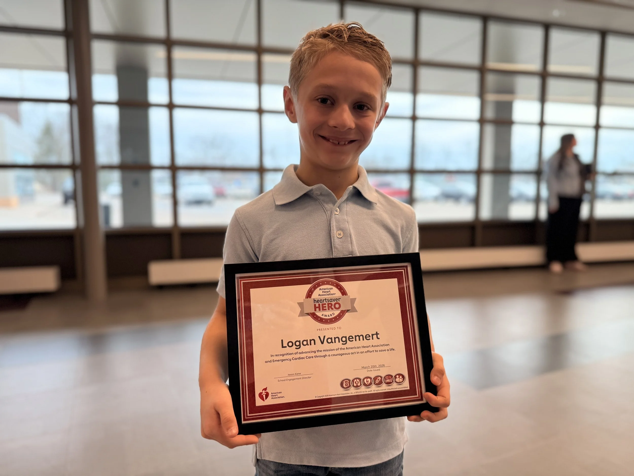 Martin fourth grader honored for lifesaving CPR response