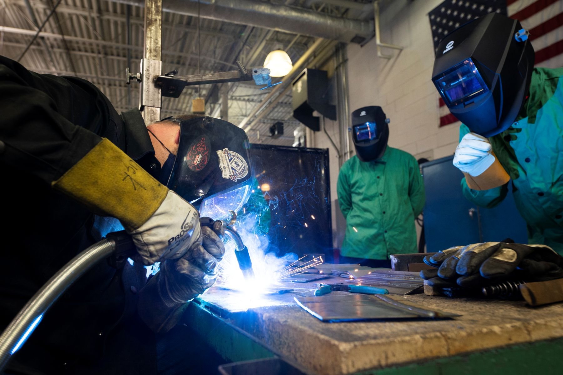 College rocks on with Metallica Scholars Welding Bootcamp