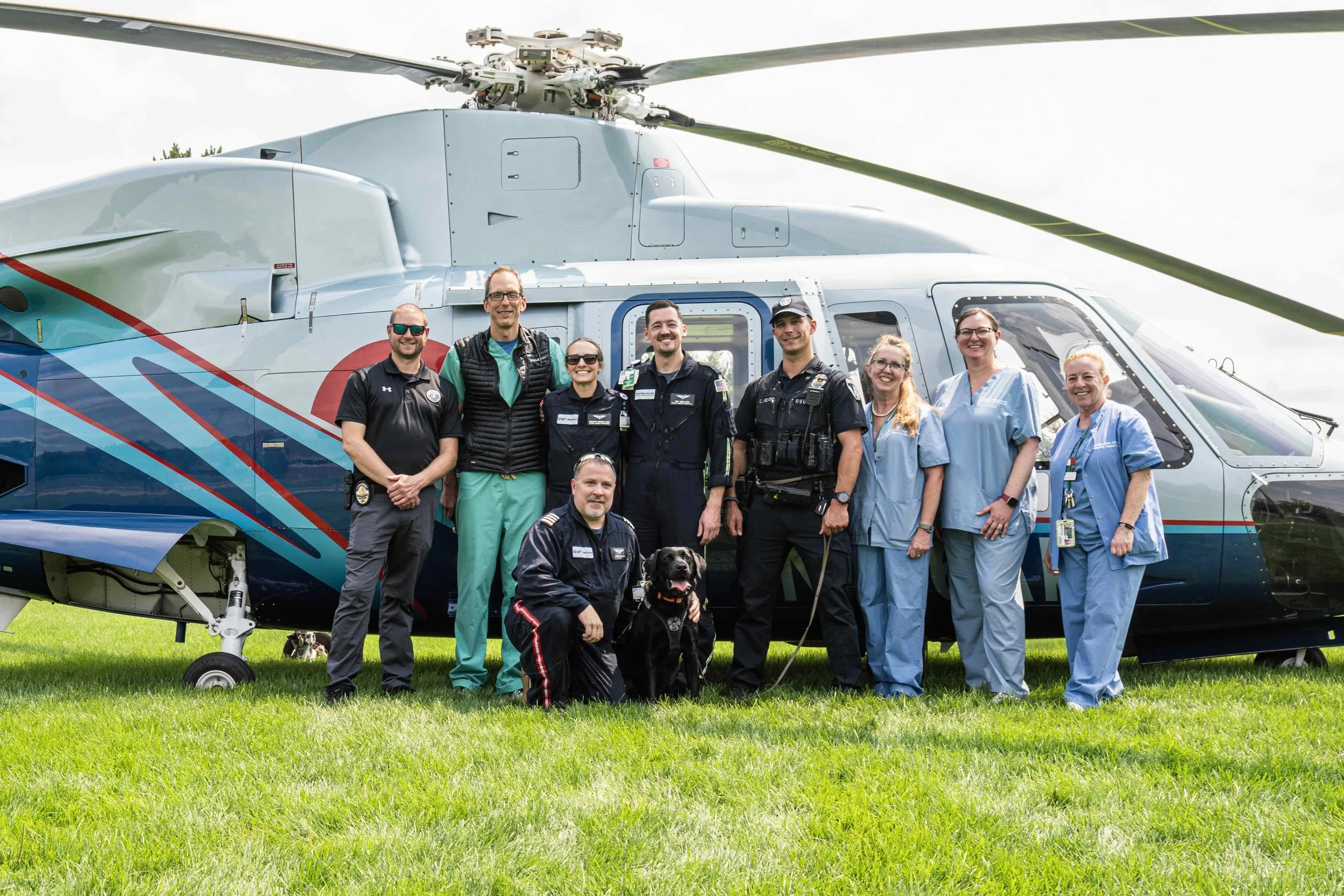 First emergency air transport program for canine officers takes flight