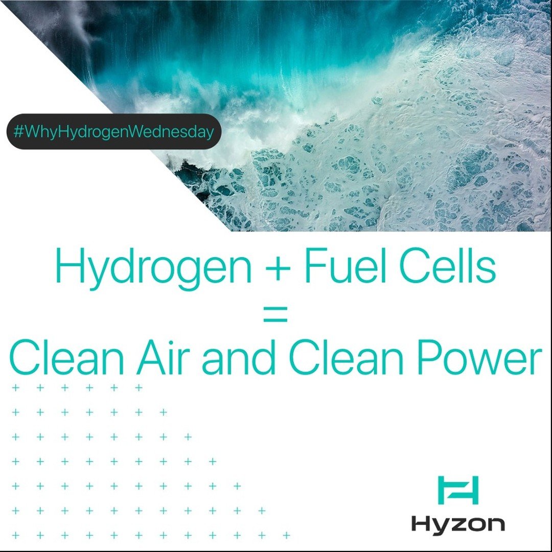 🌎💡 It&rsquo;s #WhyHydrogenWednesday! Did you know it only takes hydrogen and air to produce clean power with a fuel cell?

In the fuel cell, hydrogen and oxygen combine in an electrochemical reaction, producing electricity with water as the only em