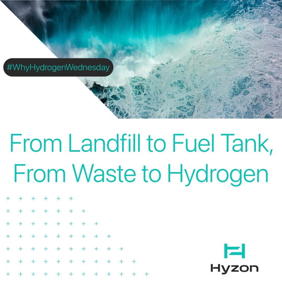 #WhyHydrogenWednesday from @wasteexpo! Did you know refuse trucks could one day refuel from hydrogen made from the garbage they collect? This is possible by converting biogas, a byproduct of waste decomposition, into hydrogen right at the landfill si
