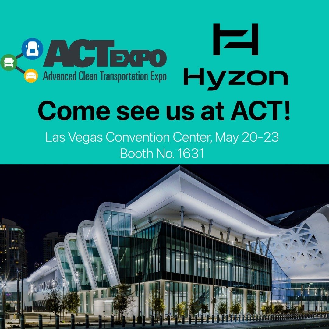 Excitement is building as we count down to next week&rsquo;s #ACTExpo in Las Vegas! Swing by Booth No. 1631 to dive into our fuel cell technology, learn about our hydrogen-powered vehicle platforms and discuss how we're driving forward with zero emis