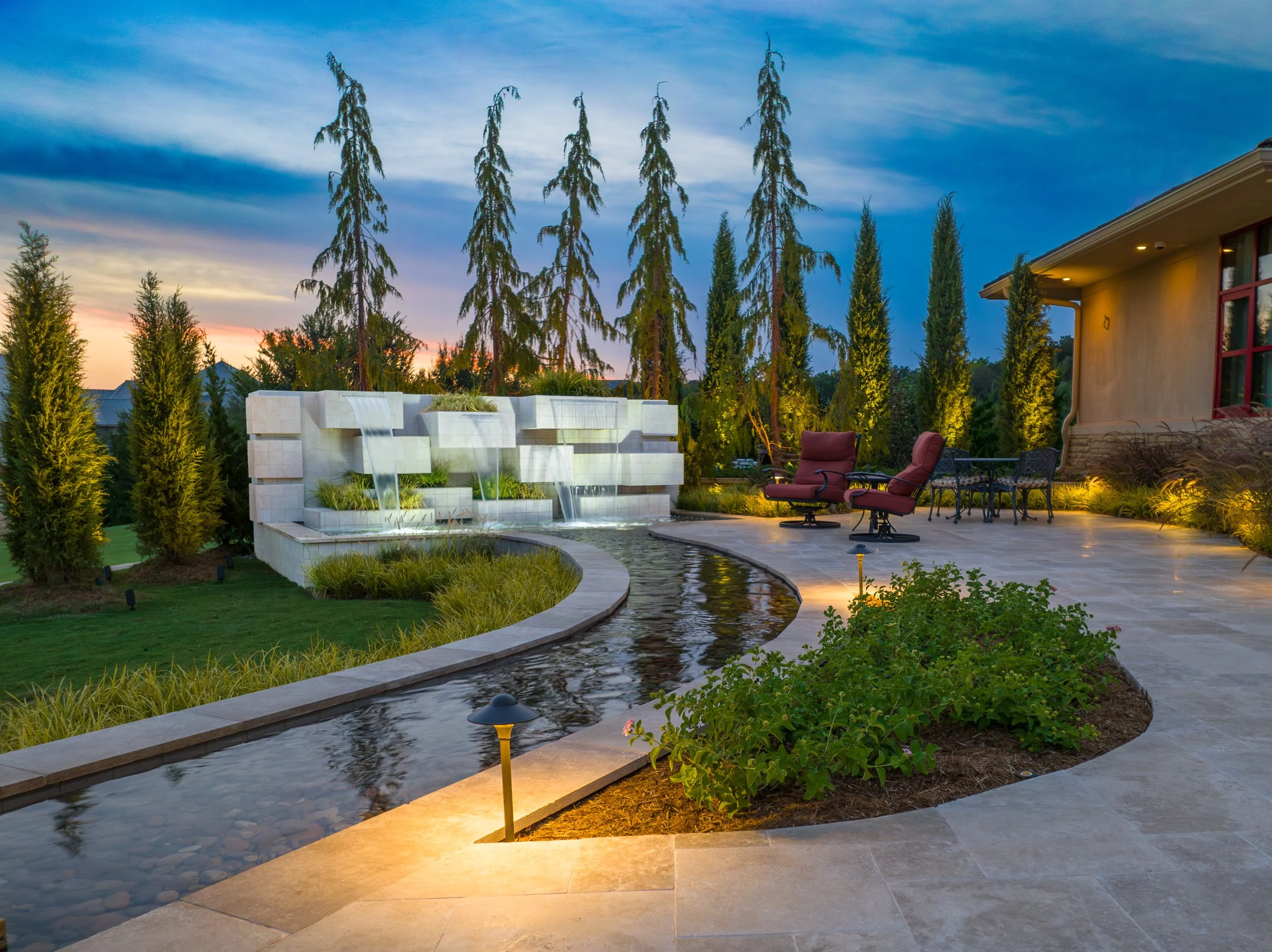 Modern Pools — Caviness Landscape Design, Inc.