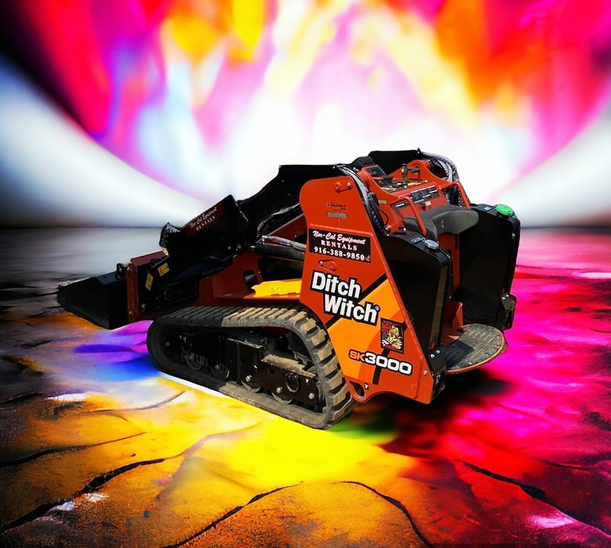 Ditch Witch SK3000 getting a little color splash for Easter #norcalequipmentrentals #norcal #easter #color #splash #photo #photographer #photography #photooftheday #photogram #photoeveryday #photographers #track #photosession #equipment #rental #rent