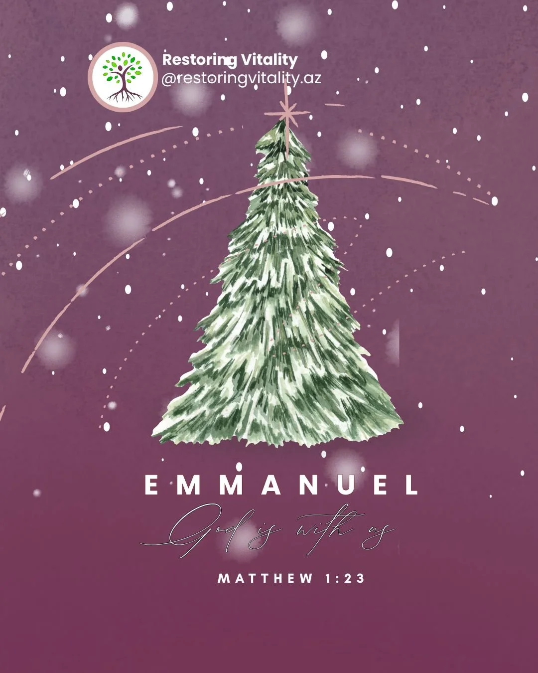Merry Christmas! 🎄
-
 &ldquo;Behold, the virgin will conceive and give birth to a Son, and they shall name Him Immanuel,&rdquo; which translated means, &ldquo;God with us.&rdquo; Matthew 1:23 NASB
-
"Therefore the Lord Himself will give you a s