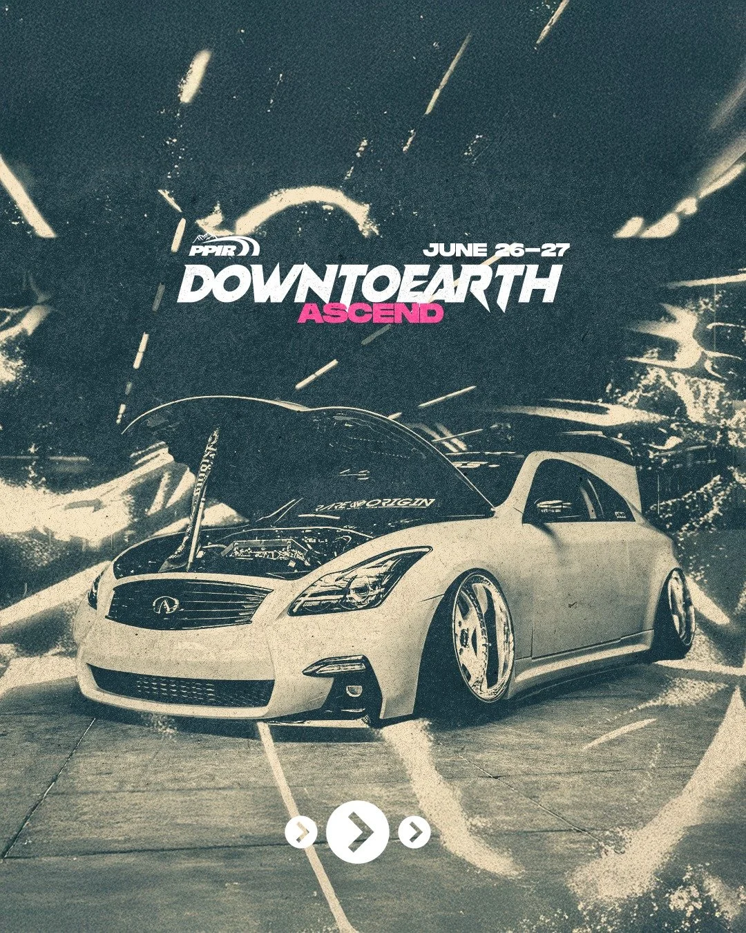 DOWNTOEARTH ASCEND [2026] JUNE 26-27

Read for details. A community event by Down To Earth and @PPIR.

Tickets will go live soon. Make sure to turn on post notifications.

Featuring:

- [CAR SHOW] - The STYLE. The same vibes we all loved from DTE DAY