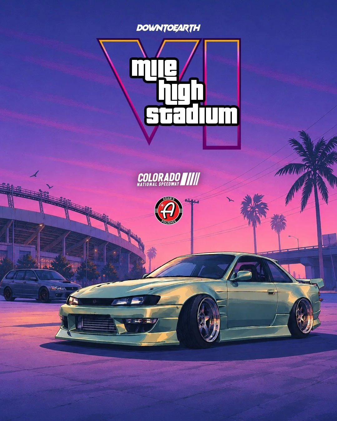 Everyone&rsquo;s talking about VI tonight&hellip;

So are we. 🏟

Mile High VI | October 10 | Powered by @coloradospeedway &amp; @adamspolishes

#downtoearth #milehighvi #gtavi