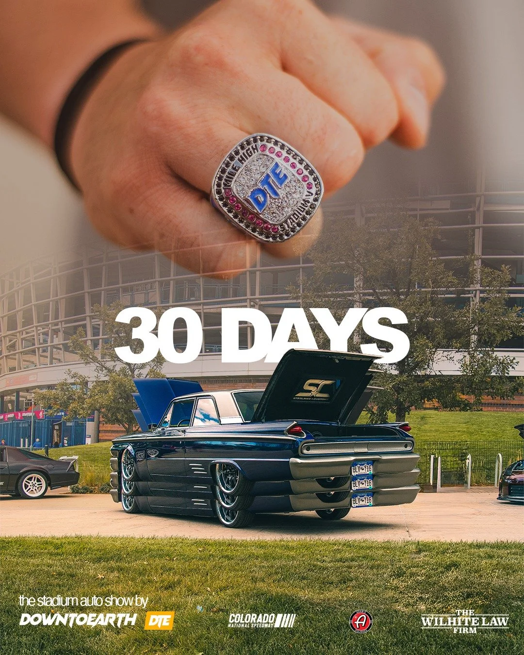[30 DAYS LEFT &rarr; MHVI] Powered by @coloradospeedway &amp; @adamspolishes 
🌐 🏟 Tickets in bio.

The countdown is officially on, and it's shaping up to be another insane event at Mile High.  Indoors. Outdoors. Stadium access. The event you CAN'T 