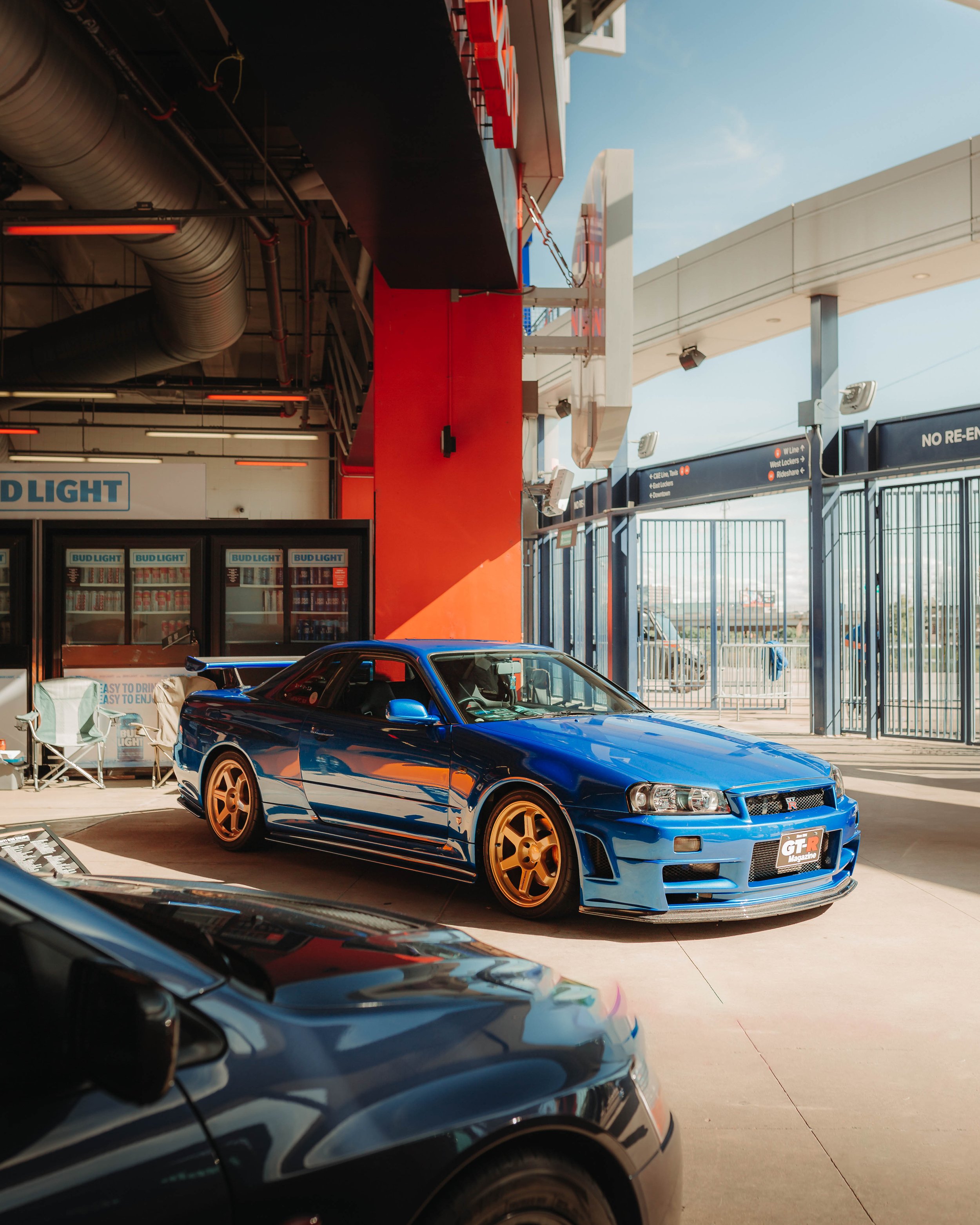 Down To Earth Mile High Stadium Nissan R34 Skyline GTR Photo by Micky Wu
