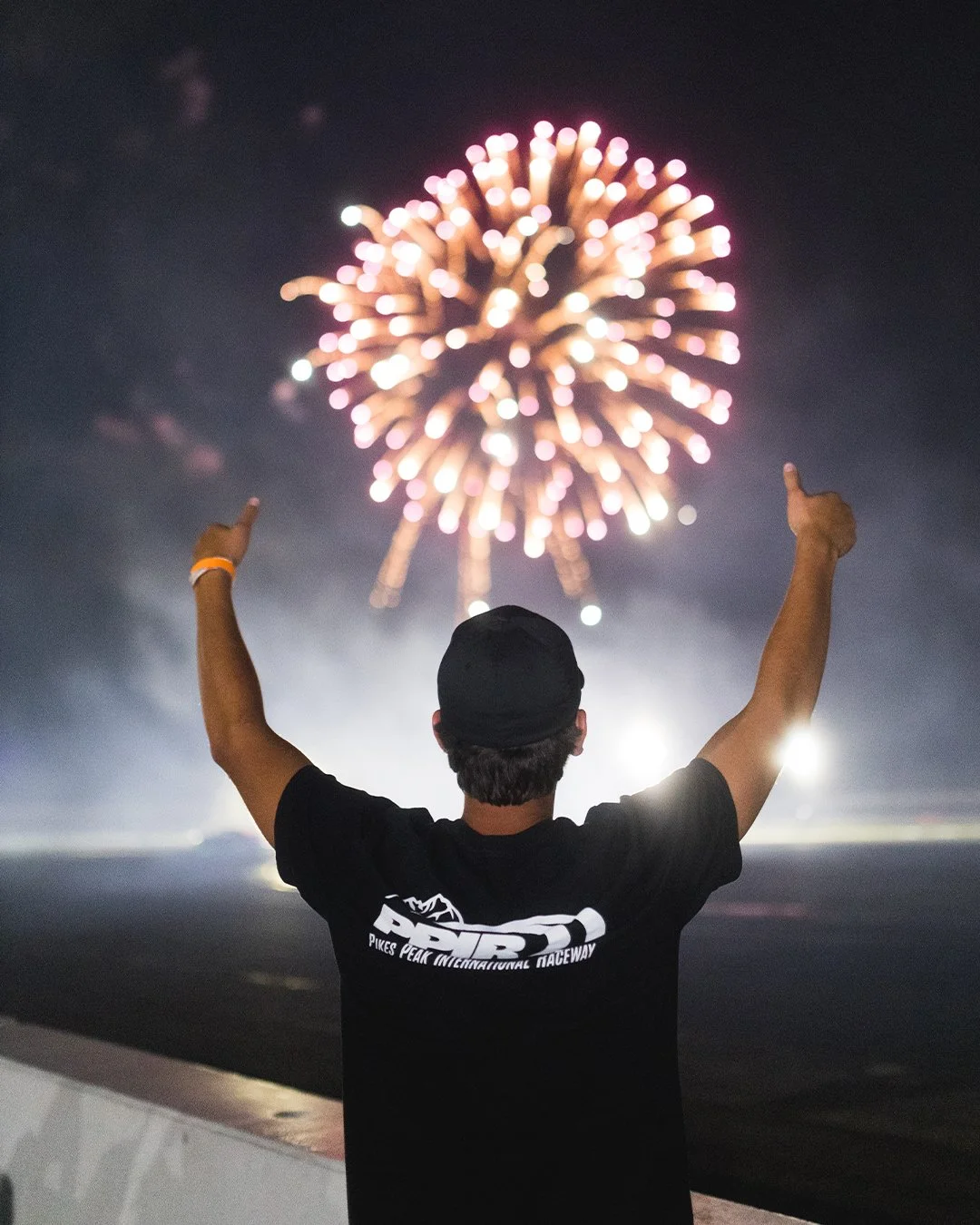 Fireworks drift show