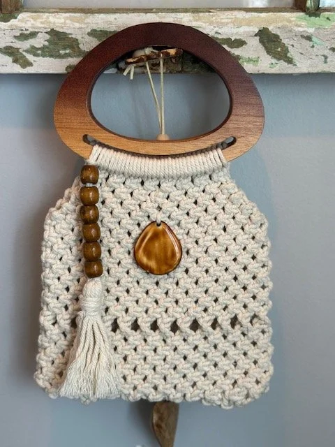 Hand Made Macrame Handbag